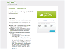 Tablet Screenshot of certifiedofferservice.com